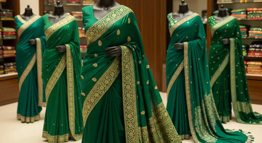 Top 13 Best Green Saree Designs Worth Exploring