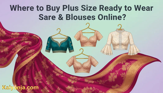 Where to Buy Plus Size Ready to Wear Saree &amp; Blouses Online
