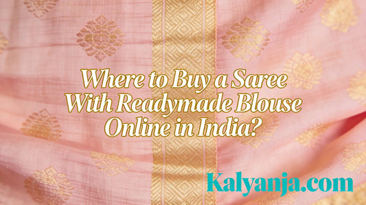 Where to Buy a Saree With Readymade Blouse Online in India
