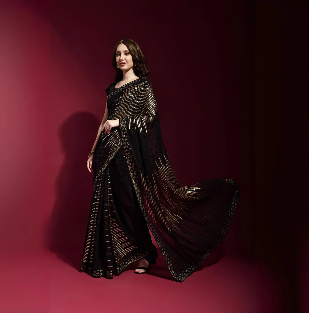 Georgette Sarees - Lightweight Printed and Embroidered Sarees