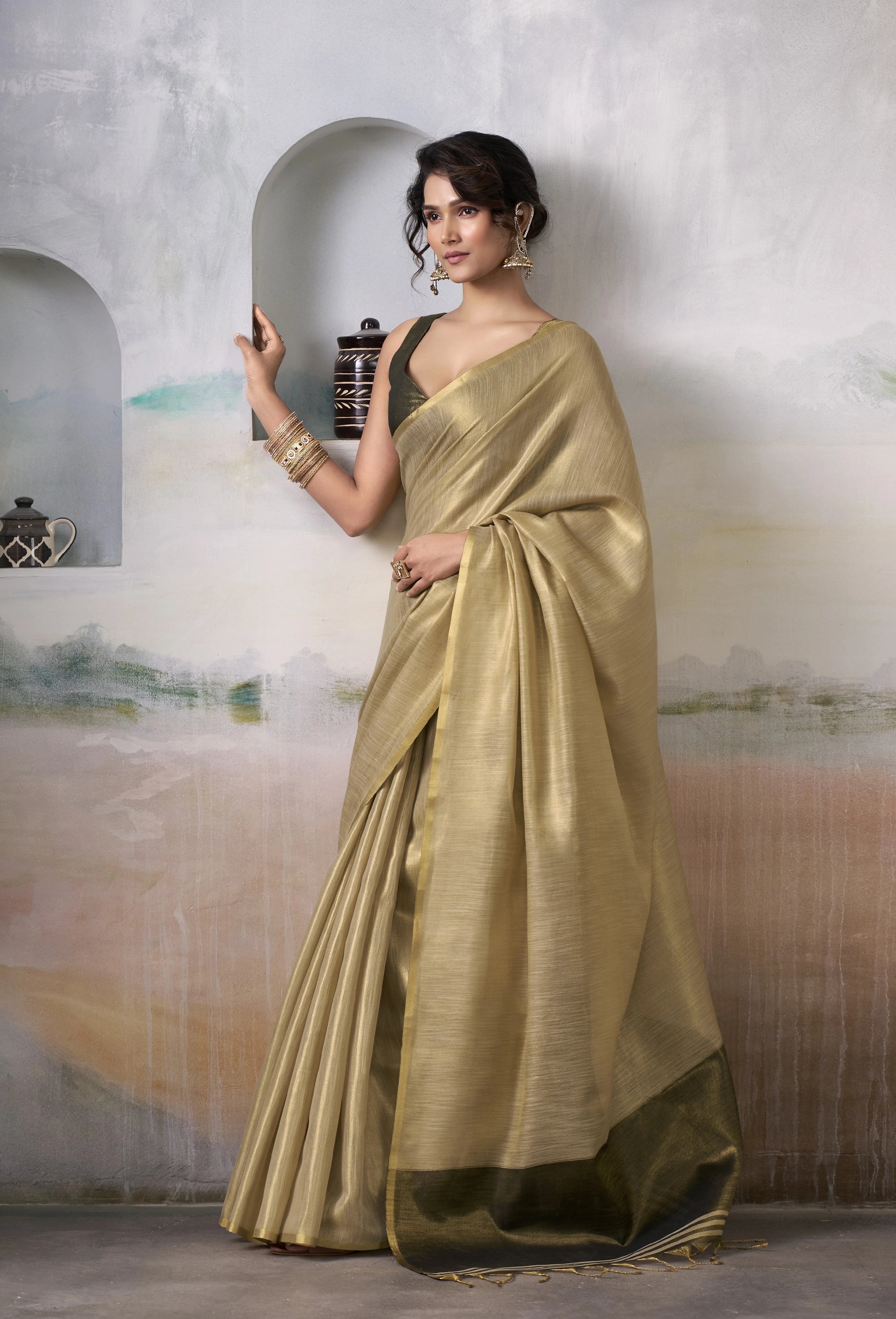 Simran Zari Woven Saree Kalyanja Fashion