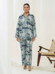 Abstract Print on Lycra Fabric