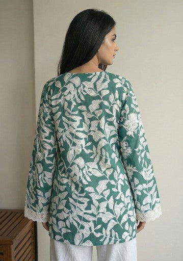 Nayra Bell Sleeves Short Kurti