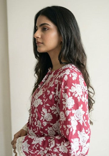 Smrithi Bell Sleeves Short Kurti