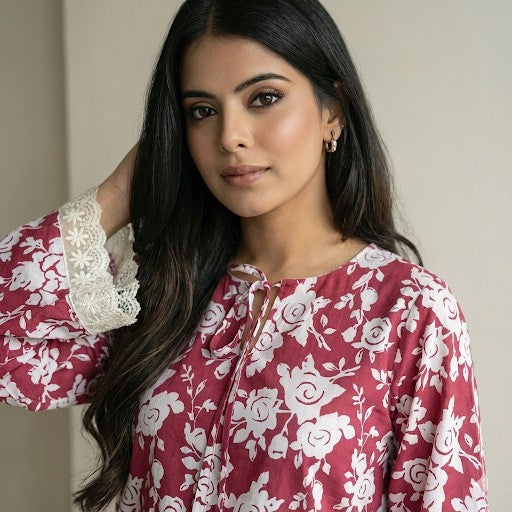 Smrithi Bell Sleeves Short Kurti