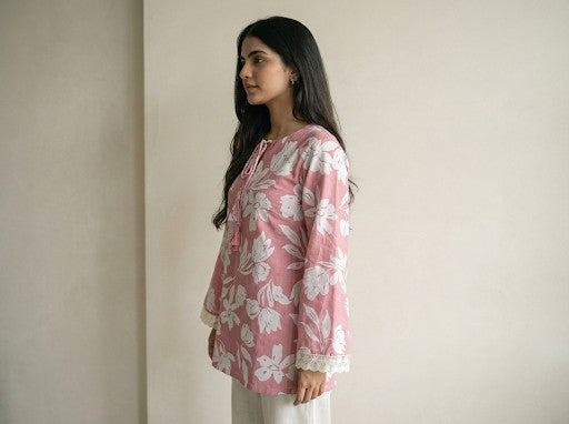 Ginni Bell Sleeves Short Kurti