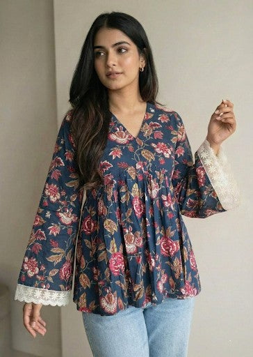 Nancy Peplum Style Short Kurti