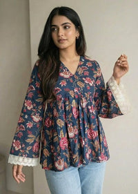 Nancy Peplum Style Short Kurti