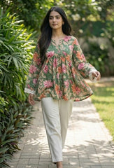 Gungun Peplum Style Short Kurti