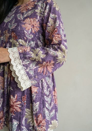 Pinku Peplum Style Short Kurti