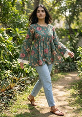 Vinni Peplum Style Short Kurti