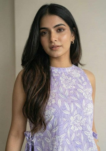 Laxmi Halter Neck Short Kurti