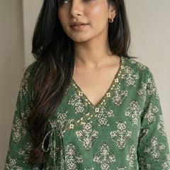 Muskan Wrap Tie Short Kurti