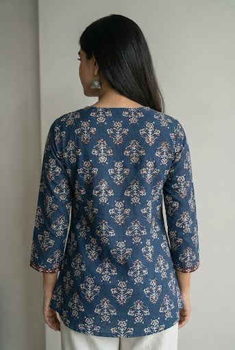 Neelam Wrap Tie Short Kurti