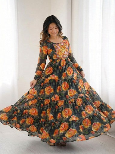 Cotton Linen Digital Print Fabric