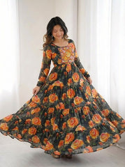 Cotton Linen Digital Print Fabric