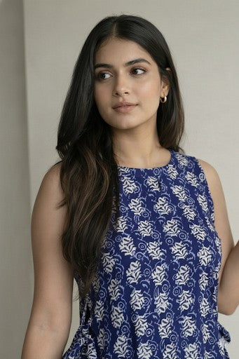 Neha Halter Neck Short Kurti