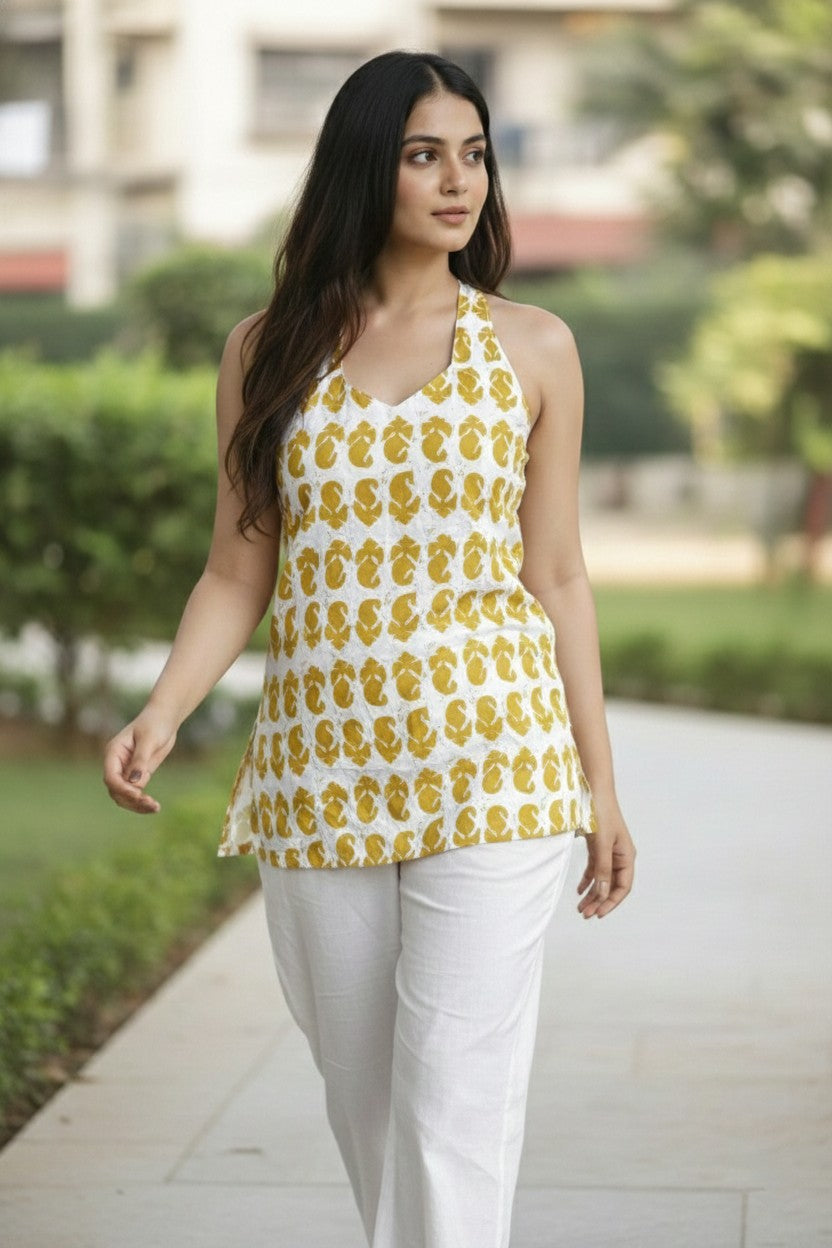 Anshu Backless Short Kurti