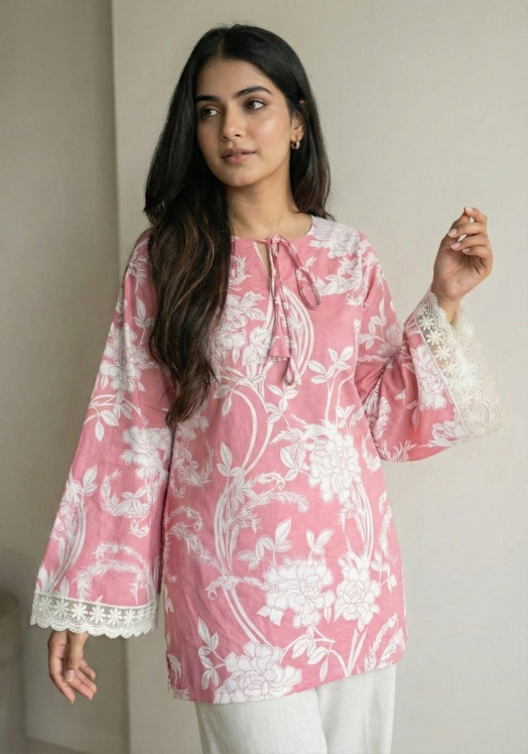 Aahana Bell Sleeves Short Kurti