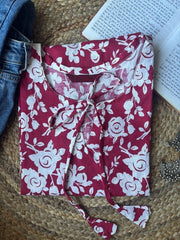 Smrithi Bell Sleeves Short Kurti