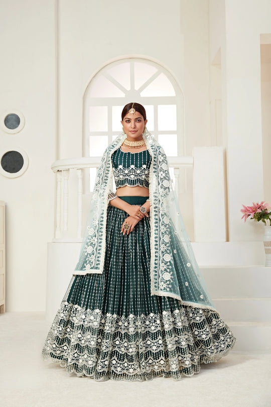 Riwayat Heavy Sequins Lehenga – Kalyanja

