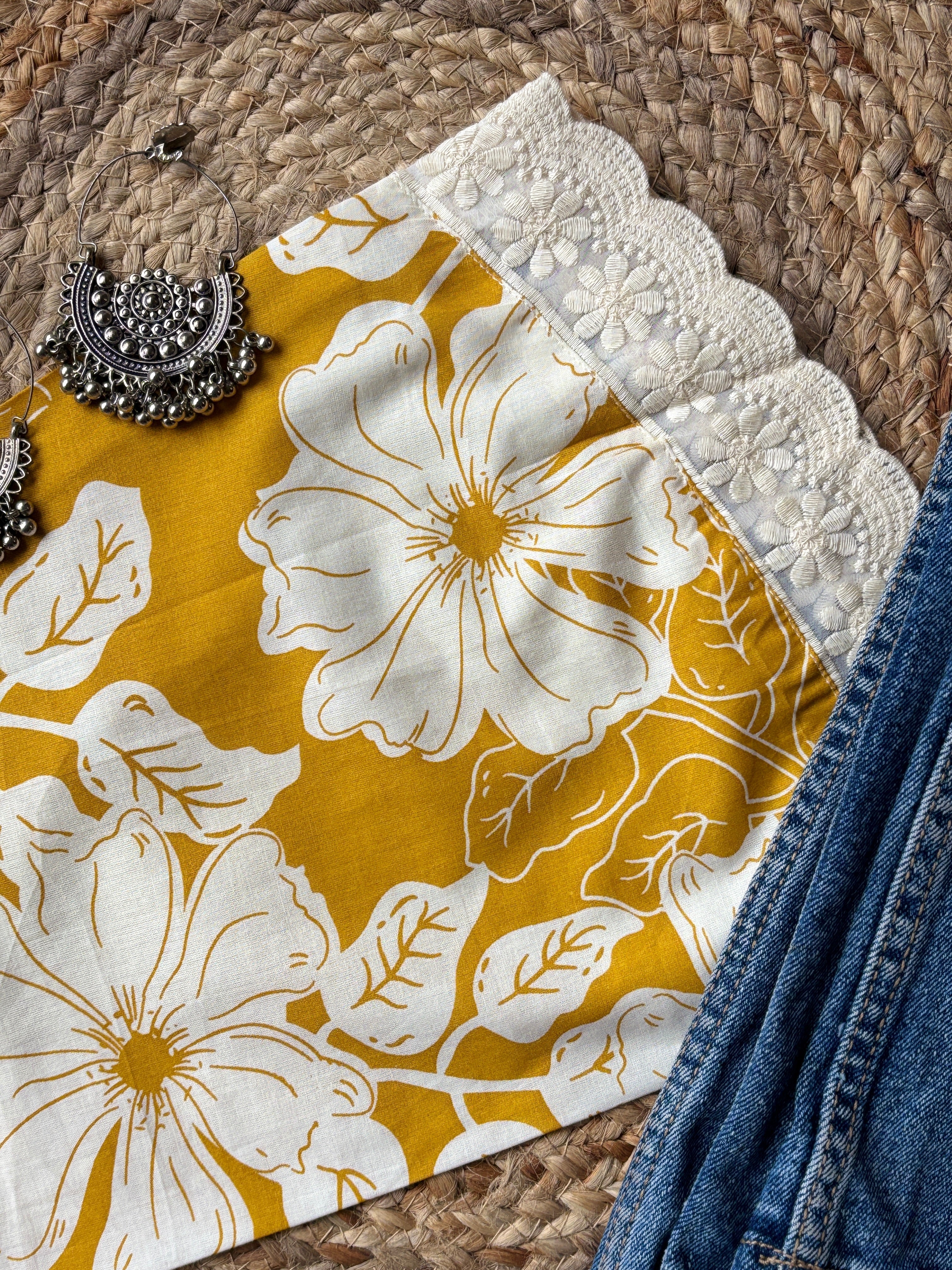 Jasmin Bell Sleeves Short Kurti