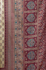 Decorative fabric with intricate patterns and colors