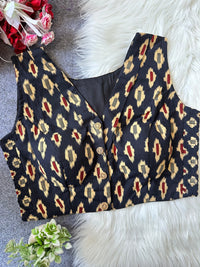 Black Pure Cotton Blouse