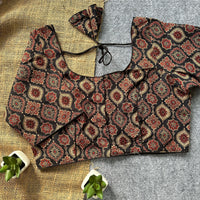 Black Handwork Cotton Blouse