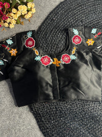 Black Handwork Blouse