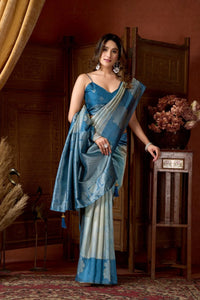 Blue Silk Saree