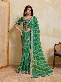 Adhira Georgette Saree
