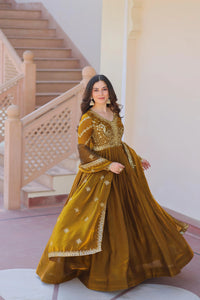 Deep Mustard Yellow Fendy Suit