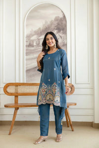 Deep Navy Blue Cosmos Suit