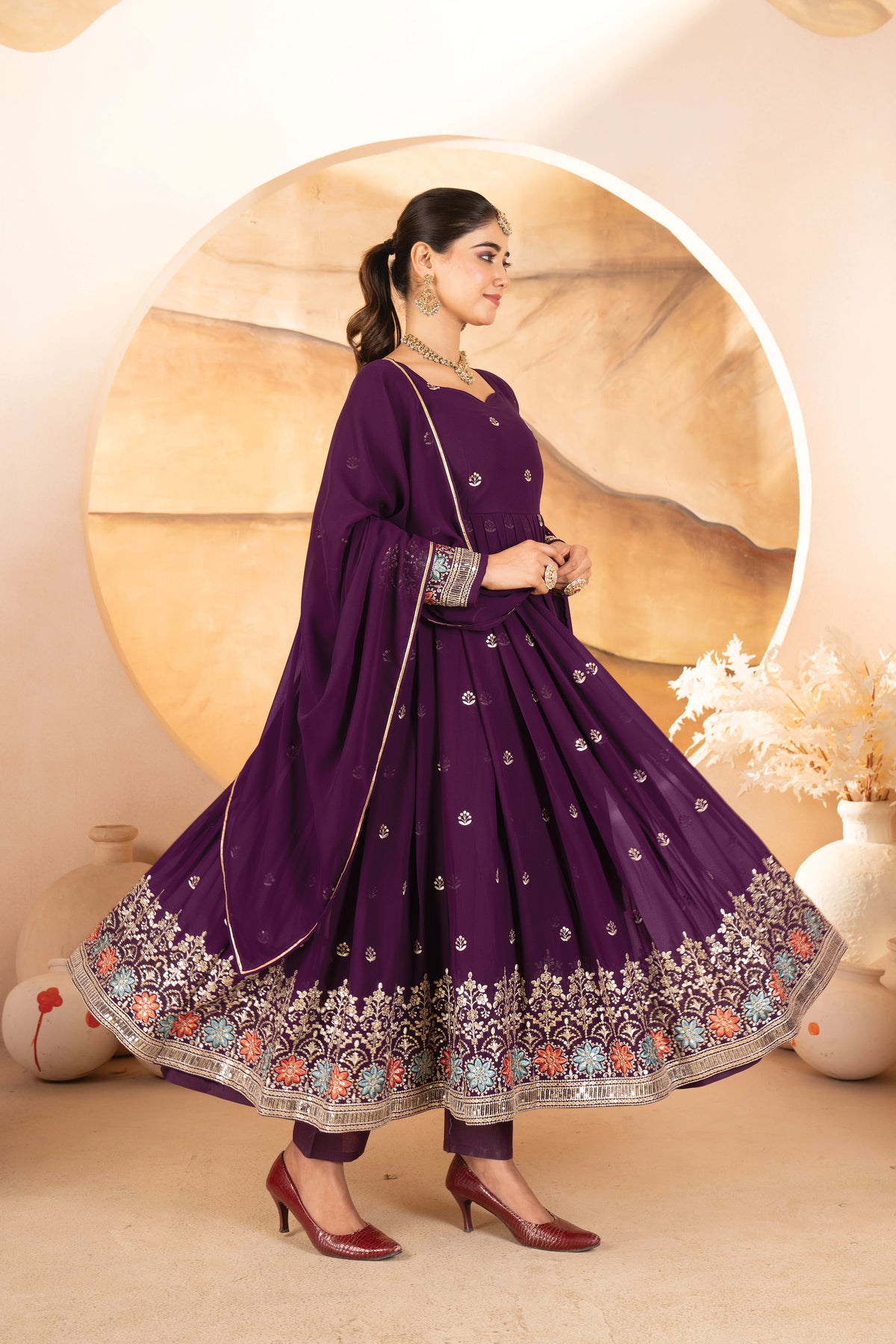 Twilight Glow Faux Blooming Suit – Kalyanja
