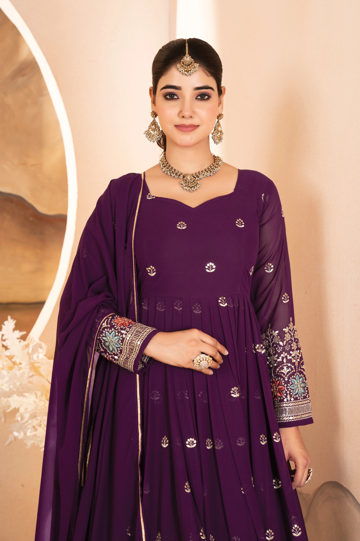 Twilight Glow Faux Blooming Suit – Kalyanja
