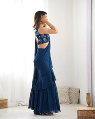 Niyati Sequins Embroidery Zari Saree