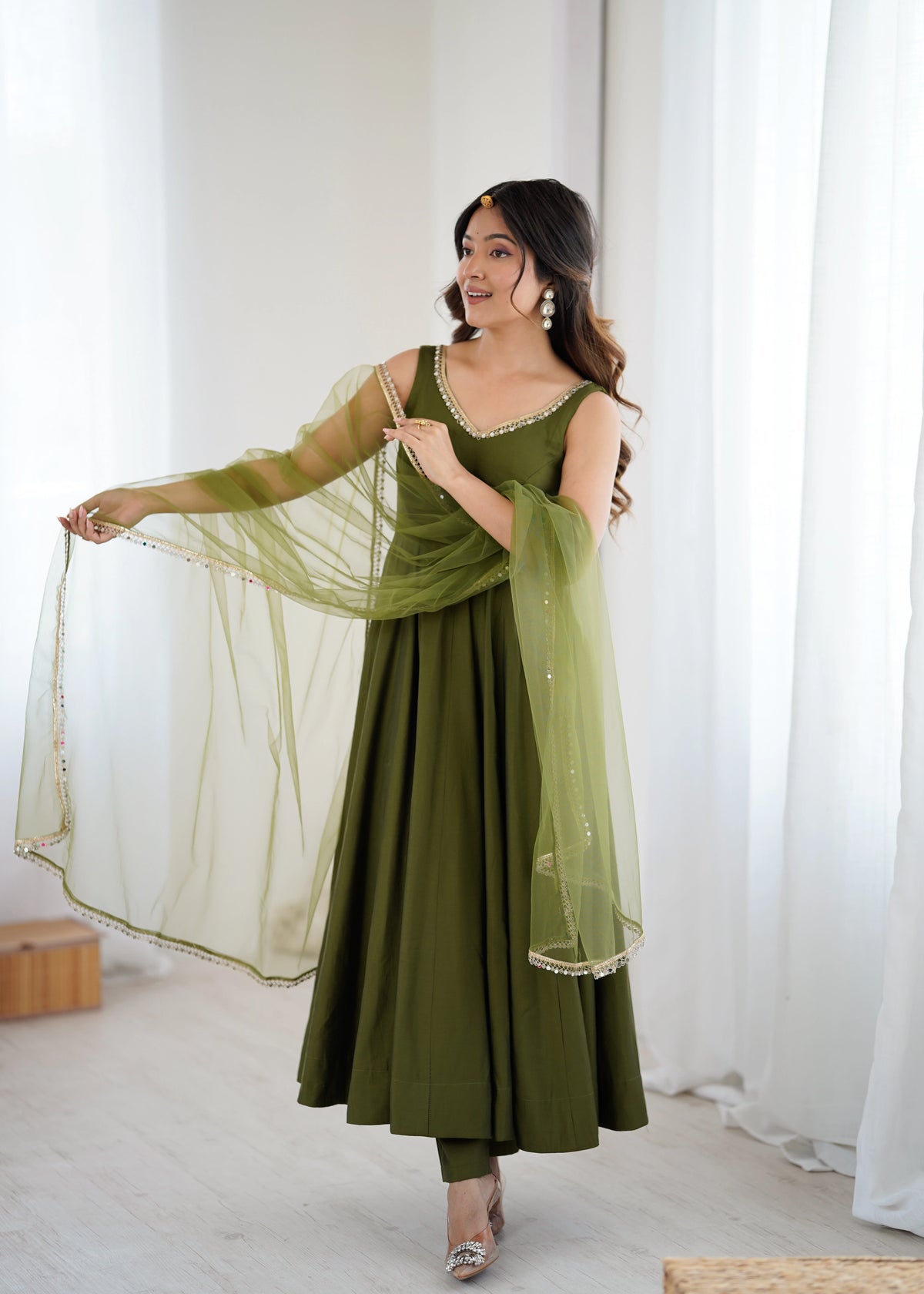Shagufta Chanderi Suit - kalyanja