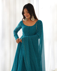 Rama Laheriya Print Fox Georgette Suit