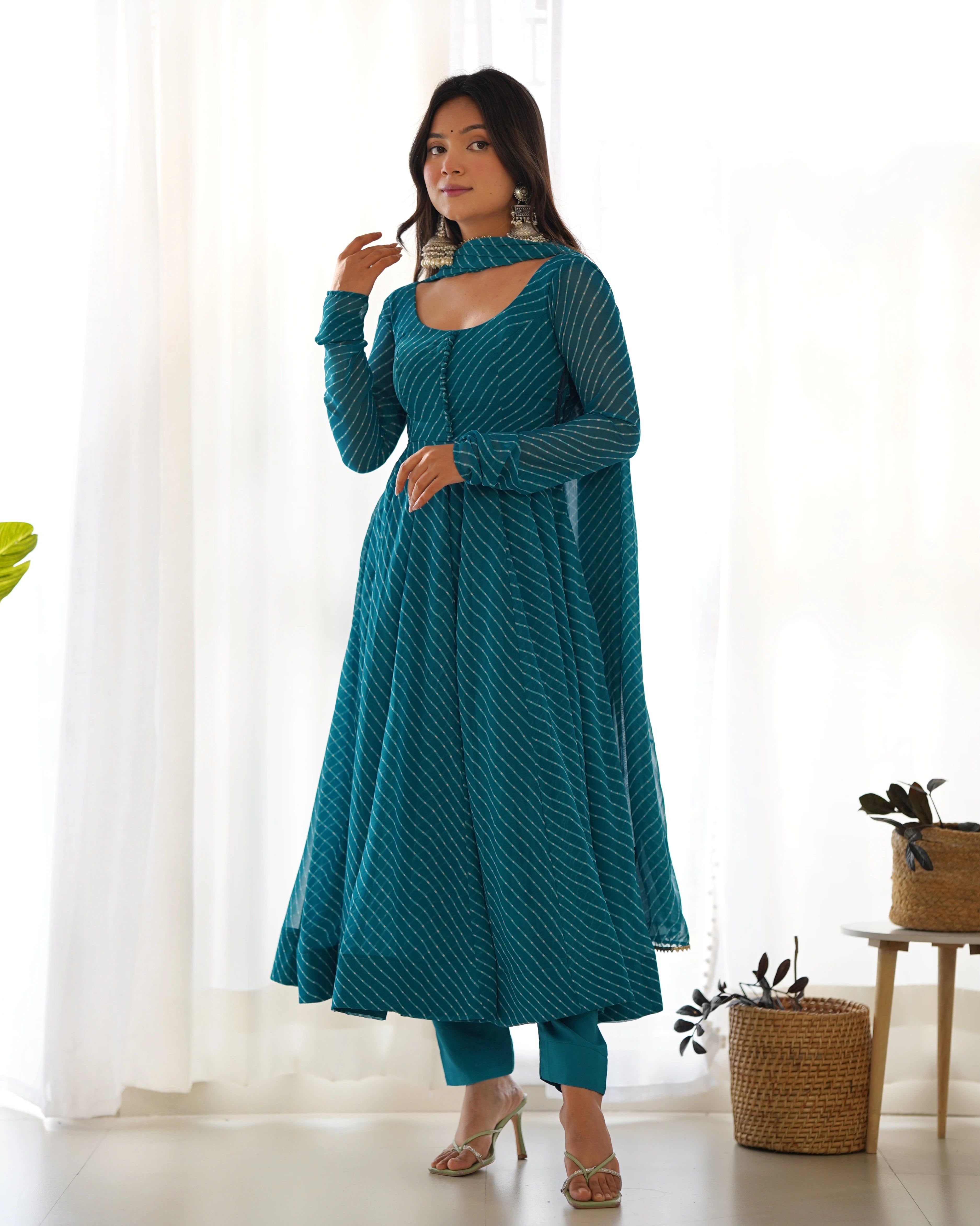 Rama Laheriya Print Fox Georgette Suit