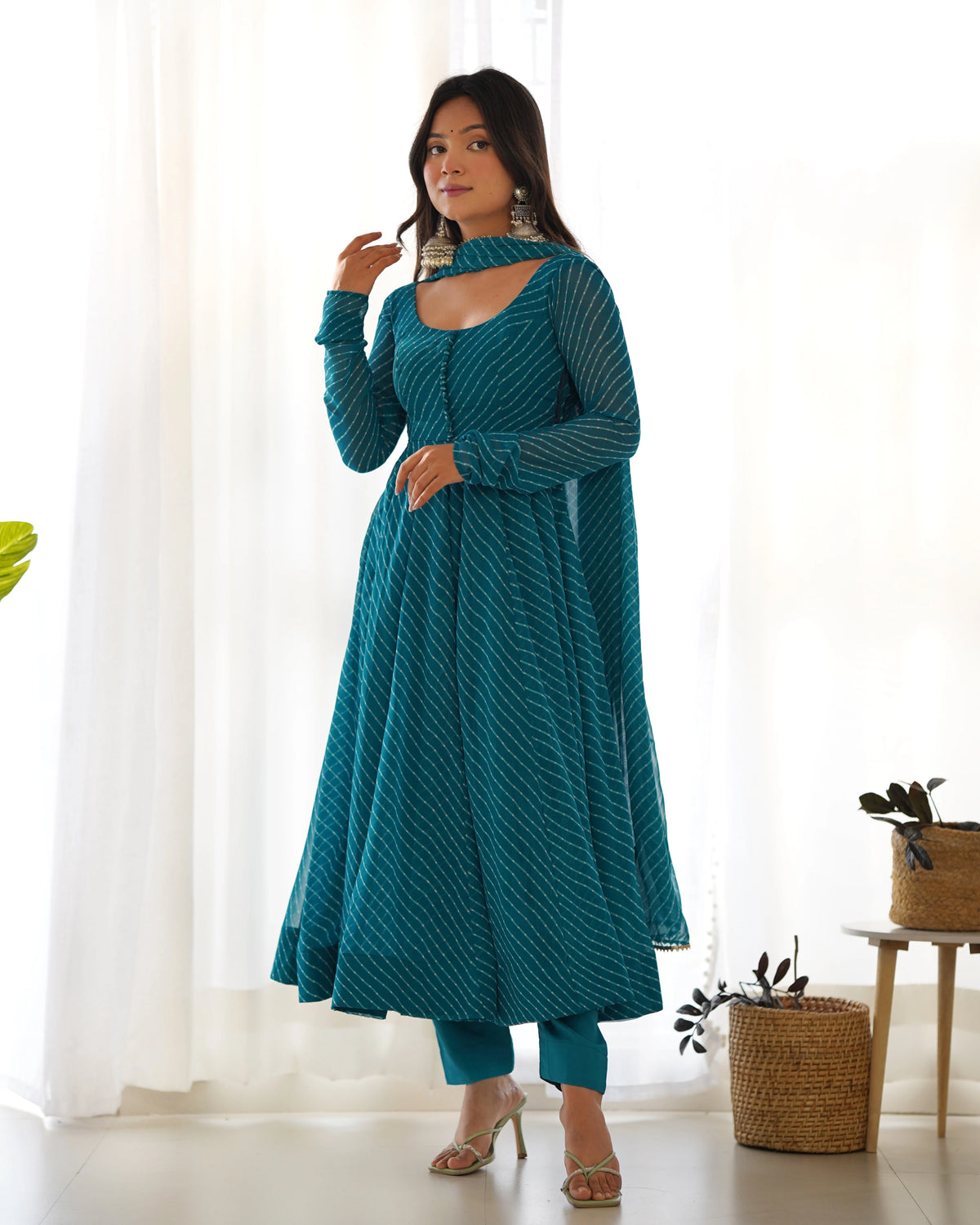 Rama Laheriya Print Fox Georgette Suit – Kalyanja