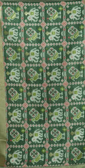 Mint Green Zari Woven Saree flat lay – full 5.5m with blouse piece, KS304 by Kalyanja