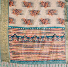 Decorative fabric with intricate patterns and colors