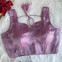 Light Pink Satin Blouse