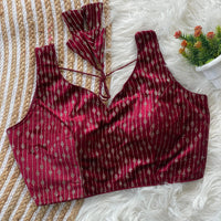 Maroon Heavy Velvet Blouse