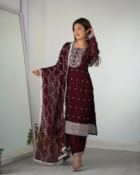 Aahana Rangoli Silk Suit
