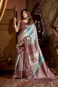 Multicolor Silk Saree