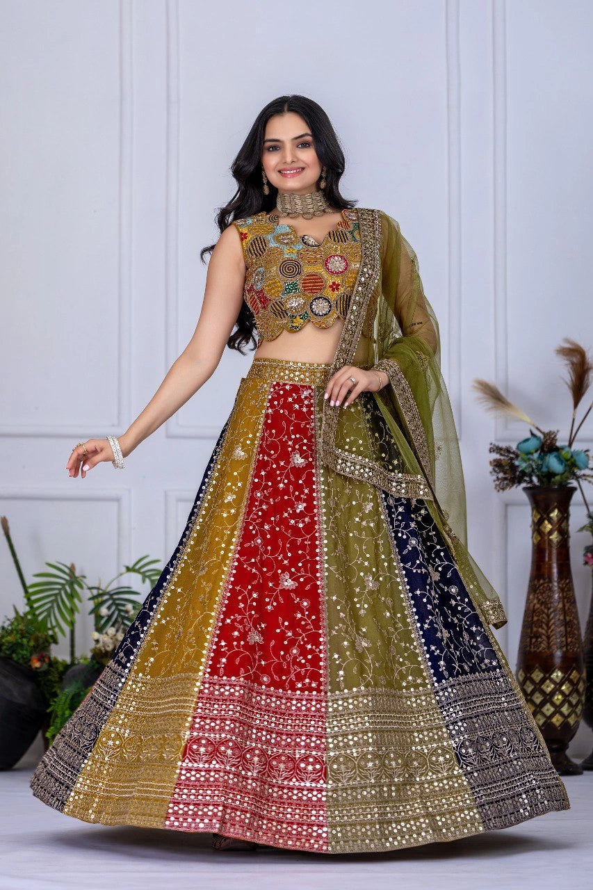 Ananya Faux Georgette Lehenga Set
