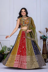 Ananya Faux Georgette Lehenga Set