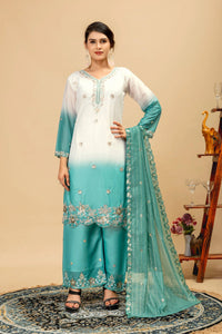 Rama Blue Star Georgette Suit